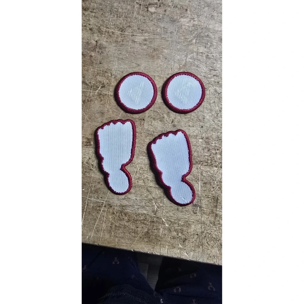 Lot Of 4 embroidered patches